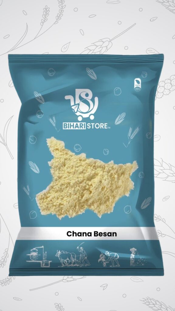 Chana Dal Besan - 100% | 500 GM Bengal Gram Flour | 100% Chana Dal | Fine Besan | Rich in Protein | Naturally Gluten Free