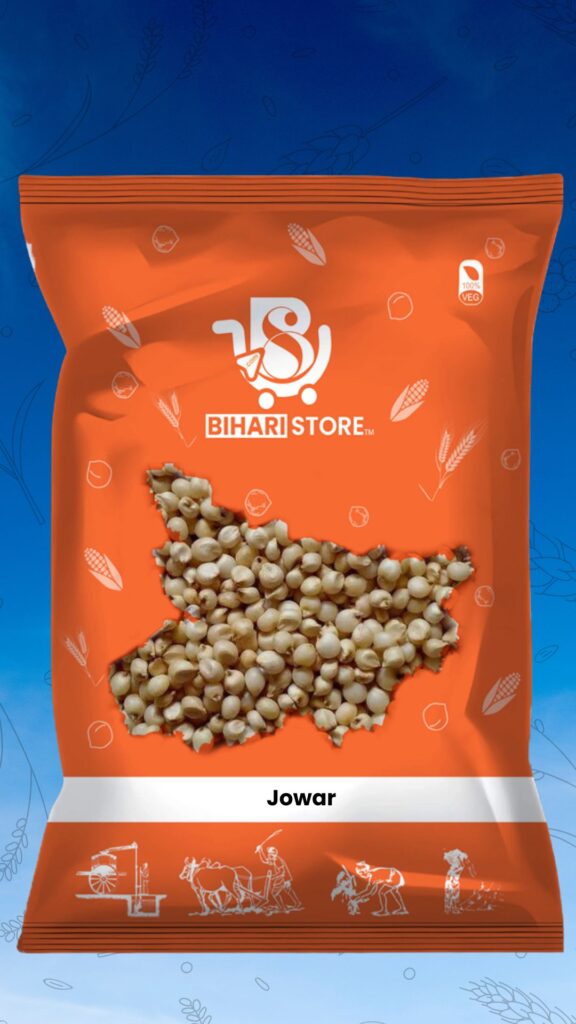 Jowar | 100% Premium Quality | Unpolished Sorghum Millet | Desi Jowar | Gluten Free Jowar | High Plant Protein & Fiber Rich Desi Jowar