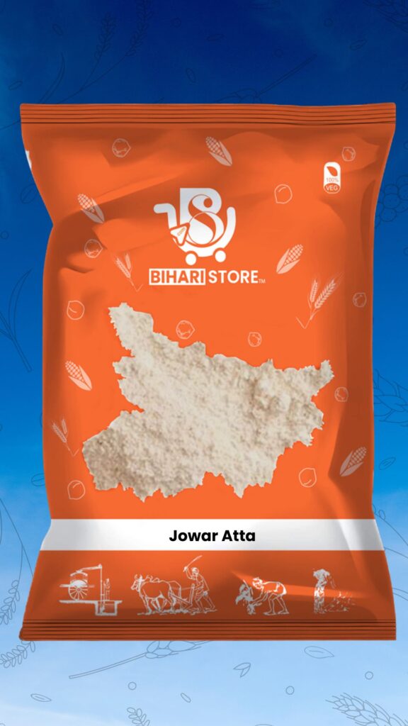 100% Whole Grain, Stone Ground, Millet Flour | Gluten Free atta, protein rich | Jowar Atta